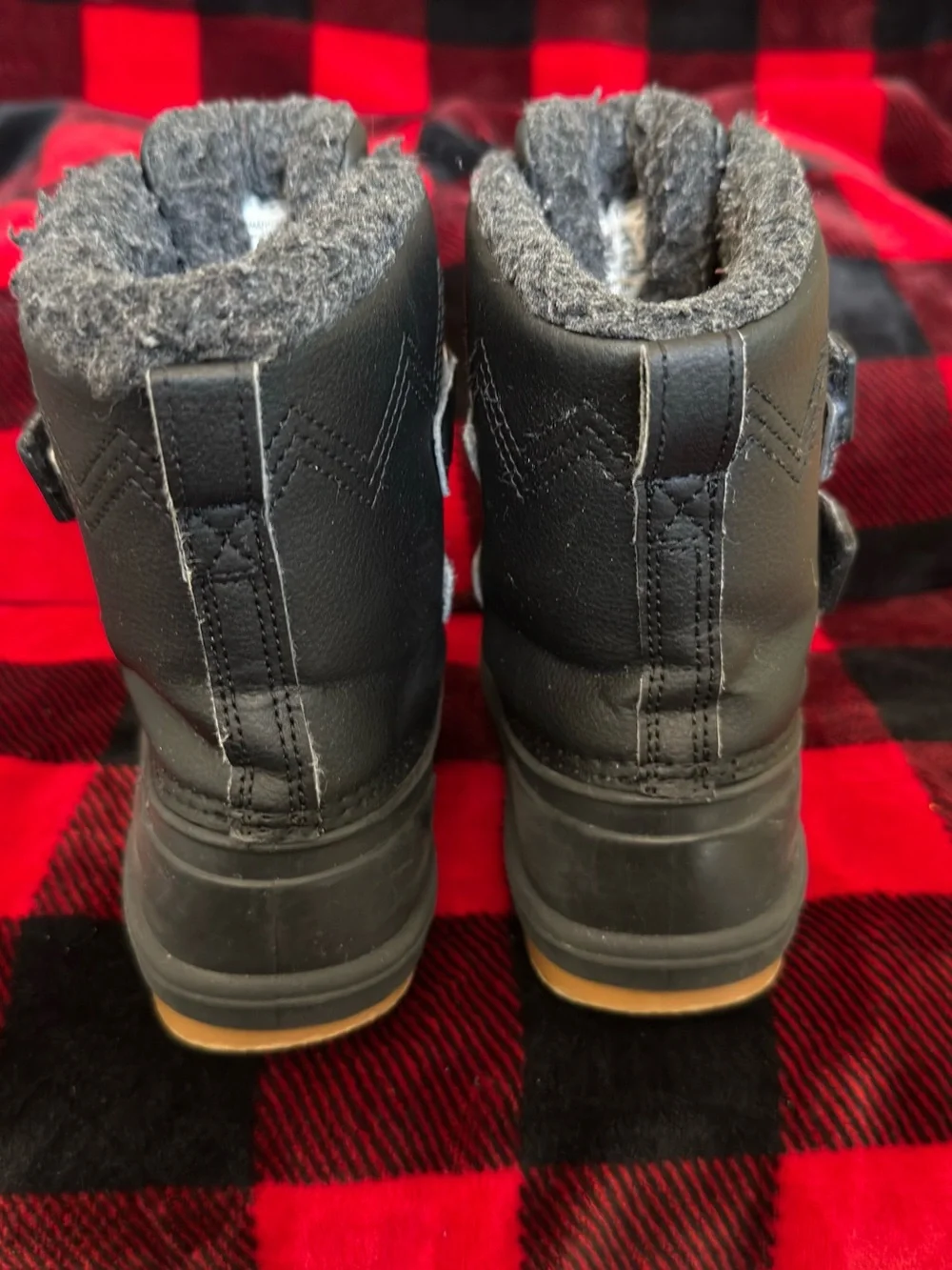 Cat & Jack Kids Unisex Black Snow Boots